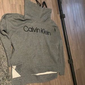calvin klein turtle neck hoodie
